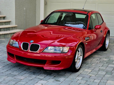 1999 BMW M Coupe in Imola Red 2 over Black Nappa