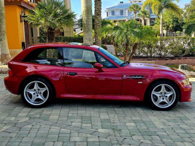 1999 BMW M Coupe in Imola Red 2 over Black Nappa