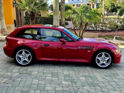 1999 BMW M Coupe in Imola Red 2 over Black Nappa