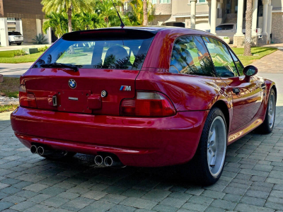1999 BMW M Coupe in Imola Red 2 over Black Nappa