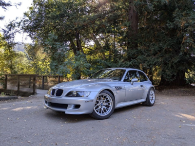 1999 BMW M Coupe in Arctic Silver Metallic over Dark Gray & Black Nappa