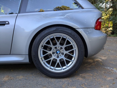 1999 BMW M Coupe in Arctic Silver Metallic over Dark Gray & Black Nappa