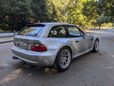 1999 BMW M Coupe in Arctic Silver Metallic over Dark Gray & Black Nappa