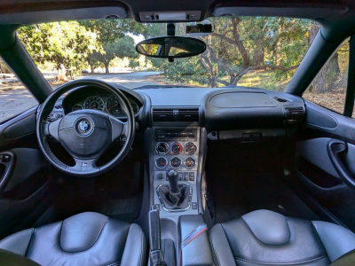 1999 BMW M Coupe in Arctic Silver Metallic over Dark Gray & Black Nappa