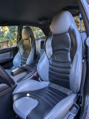 1999 BMW M Coupe in Arctic Silver Metallic over Dark Gray & Black Nappa