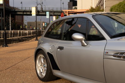 1999 BMW M Coupe in Arctic Silver Metallic over Black Nappa