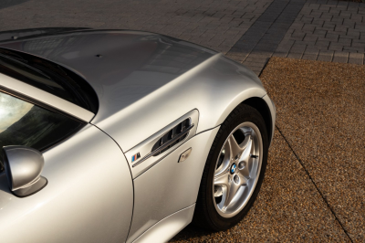 1999 BMW M Coupe in Arctic Silver Metallic over Black Nappa