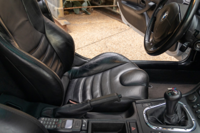 1999 BMW M Coupe in Arctic Silver Metallic over Black Nappa