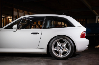 1999 BMW M Coupe in Alpine White 3 over Dark Gray & Black Nappa
