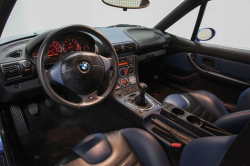 1999 BMW M Coupe in Estoril Blue Metallic over Estoril Blue & Black Nappa