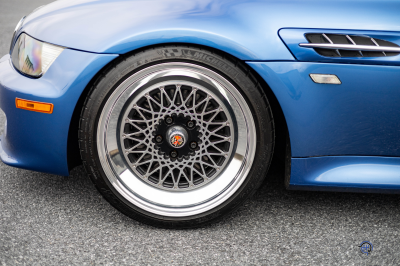 1999 BMW M Coupe in Estoril Blue Metallic over Estoril Blue & Black Nappa