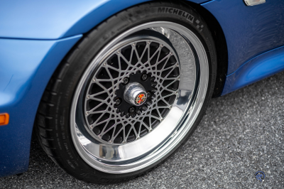 1999 BMW M Coupe in Estoril Blue Metallic over Estoril Blue & Black Nappa