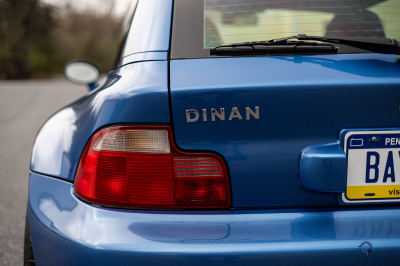 1999 BMW M Coupe in Estoril Blue Metallic over Estoril Blue & Black Nappa