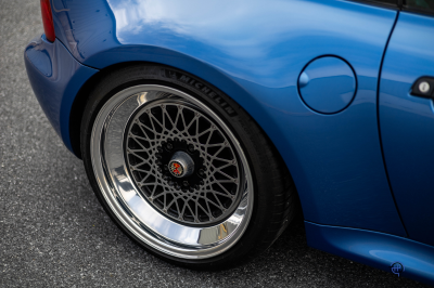 1999 BMW M Coupe in Estoril Blue Metallic over Estoril Blue & Black Nappa