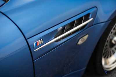 1999 BMW M Coupe in Estoril Blue Metallic over Estoril Blue & Black Nappa