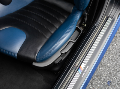 1999 BMW M Coupe in Estoril Blue Metallic over Estoril Blue & Black Nappa
