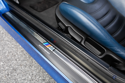 1999 BMW M Coupe in Estoril Blue Metallic over Estoril Blue & Black Nappa