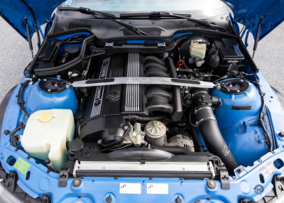 1999 BMW M Coupe in Estoril Blue Metallic over Estoril Blue & Black Nappa