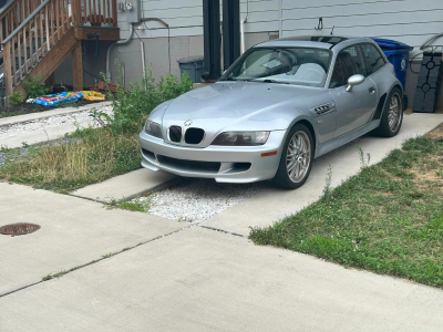 1999 BMW M Coupe in Arctic Silver Metallic over Dark Gray & Black Nappa