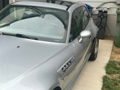 1999 BMW M Coupe in Arctic Silver Metallic over Dark Gray & Black Nappa