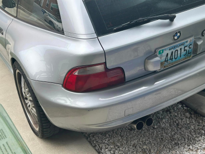 1999 BMW M Coupe in Arctic Silver Metallic over Dark Gray & Black Nappa