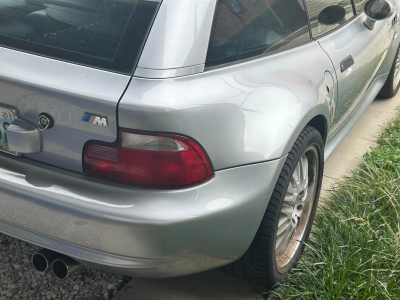 1999 BMW M Coupe in Arctic Silver Metallic over Dark Gray & Black Nappa