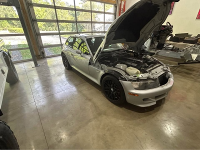 1999 BMW M Coupe in Arctic Silver Metallic over Dark Gray & Black Nappa