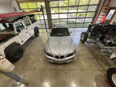 1999 BMW M Coupe in Arctic Silver Metallic over Dark Gray & Black Nappa