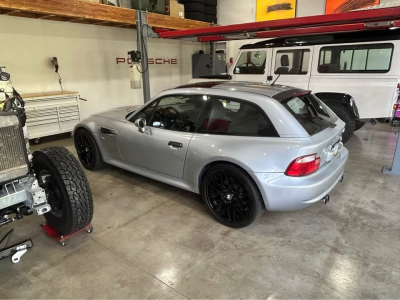 1999 BMW M Coupe in Arctic Silver Metallic over Dark Gray & Black Nappa