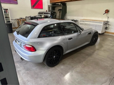 1999 BMW M Coupe in Arctic Silver Metallic over Dark Gray & Black Nappa