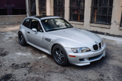 1999 BMW M Coupe in Arctic Silver Metallic over Dark Gray & Black Nappa