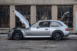 1999 BMW M Coupe in Arctic Silver Metallic over Dark Gray & Black Nappa