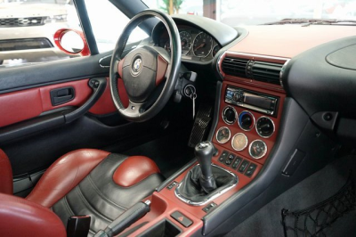 1999 BMW M Coupe in Imola Red 2 over Imola Red & Black Nappa