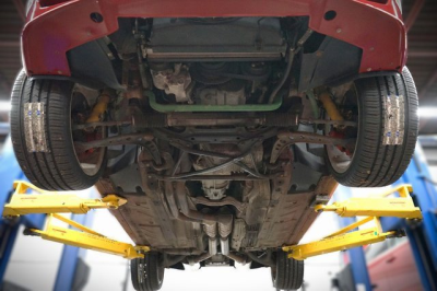 1999 BMW M Coupe in Imola Red 2 over Imola Red & Black Nappa