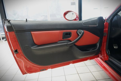 1999 BMW M Coupe in Imola Red 2 over Imola Red & Black Nappa