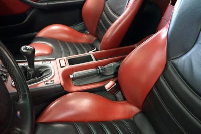 1999 BMW M Coupe in Imola Red 2 over Imola Red & Black Nappa