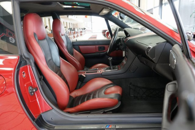 1999 BMW M Coupe in Imola Red 2 over Imola Red & Black Nappa