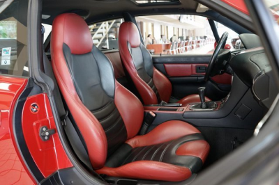1999 BMW M Coupe in Imola Red 2 over Imola Red & Black Nappa