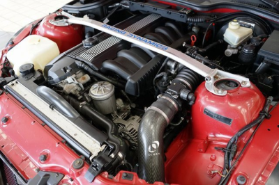 1999 BMW M Coupe in Imola Red 2 over Imola Red & Black Nappa