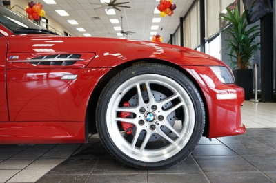 1999 BMW M Coupe in Imola Red 2 over Imola Red & Black Nappa