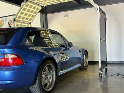 1999 BMW M Coupe in Estoril Blue Metallic over Dark Gray & Black Nappa