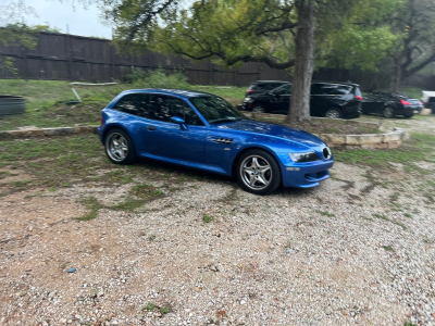 1999 BMW M Coupe in Estoril Blue Metallic over Dark Gray & Black Nappa