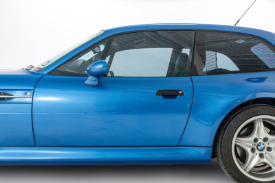 1999 BMW M Coupe in Estoril Blue Metallic over Dark Gray & Black Nappa