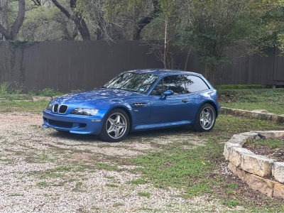 1999 BMW M Coupe in Estoril Blue Metallic over Dark Gray & Black Nappa