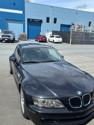 1999 BMW M Coupe in Cosmos Black Metallic over Black Nappa