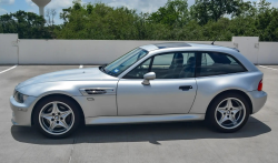 1999 BMW M Coupe in Arctic Silver Metallic over Black Nappa