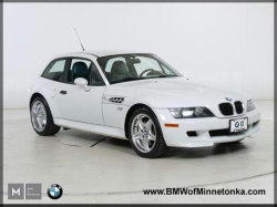 1999 BMW M Coupe in Alpine White 3 over Evergreen & Black Nappa - Front 3/4
