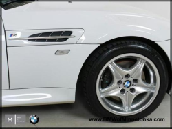 1999 BMW M Coupe in Alpine White 3 over Evergreen & Black Nappa - Side Detail
