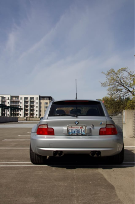 1999 BMW M Coupe in Arctic Silver Metallic over Black Nappa