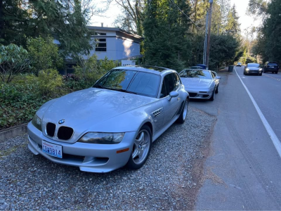 1999 BMW M Coupe in Arctic Silver Metallic over Black Nappa